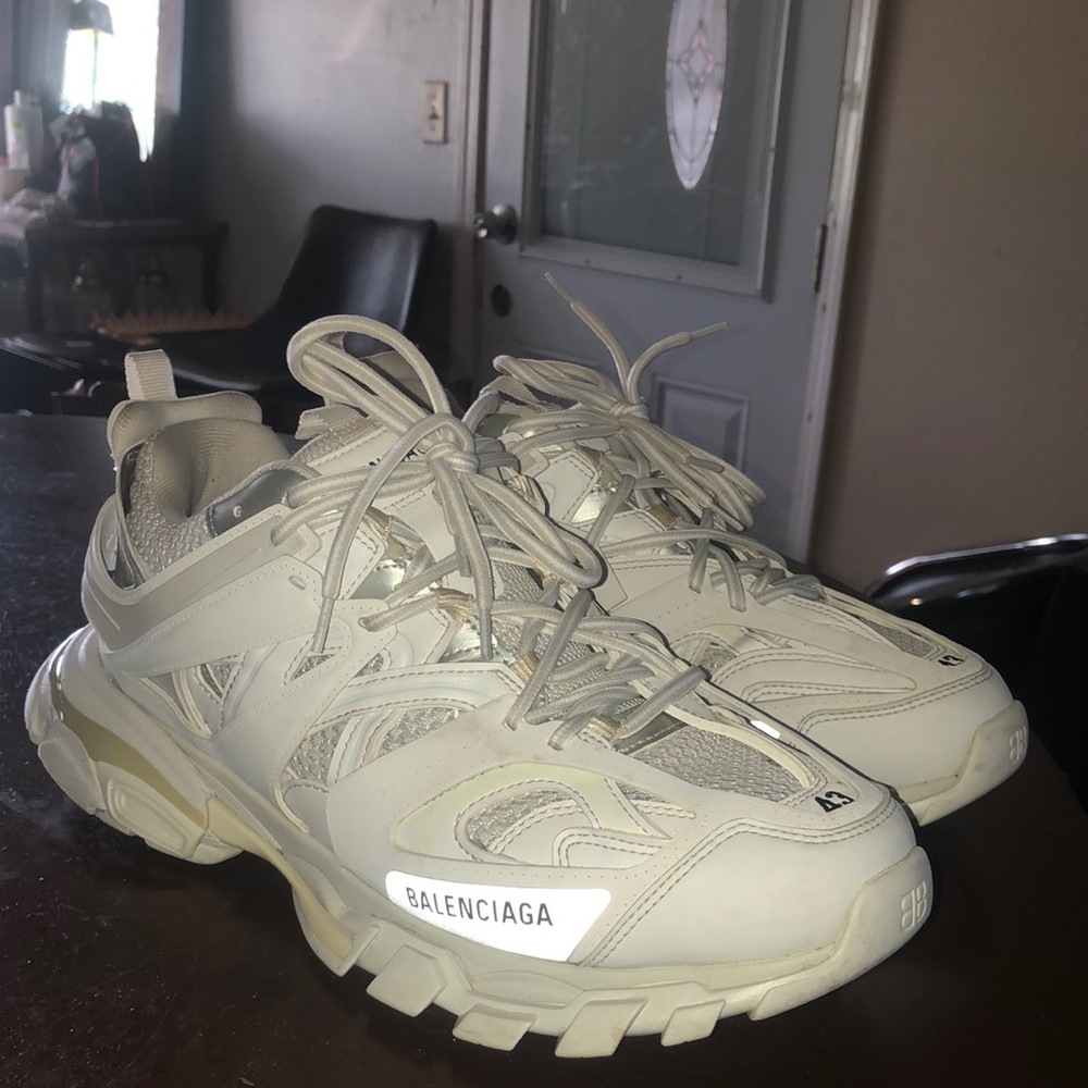 Balenciaga Beige Track Sneakers